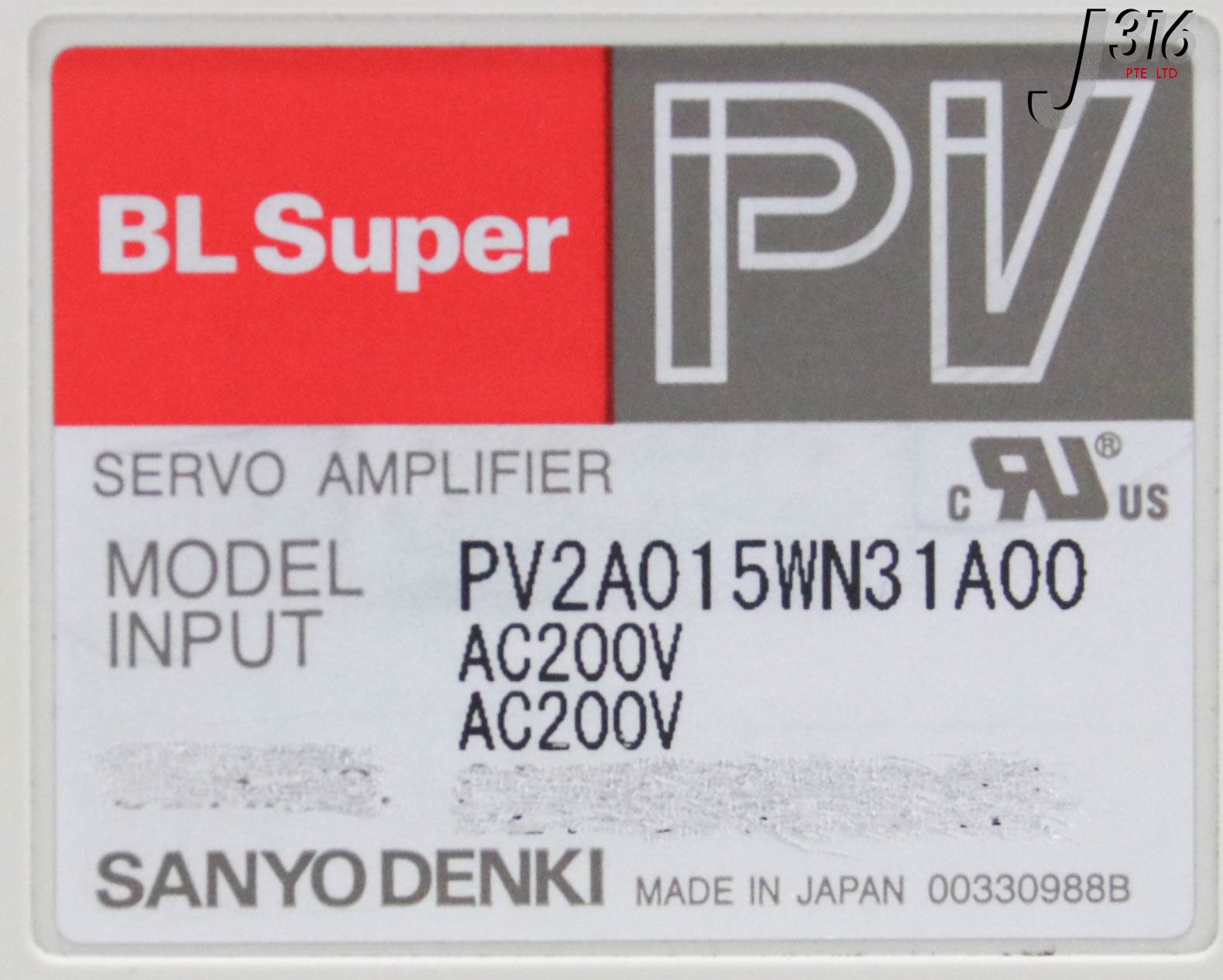シリーズ1 34143 SANYO DENKI SERVO AMPLIFIER, BL SUPER PV PV2A015WN31A00 | eBay